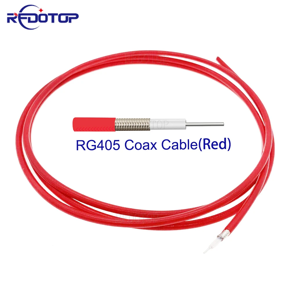 RG-405 RF Connector Red Jacket RG405 0.086