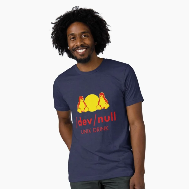 Linux Dev null 100% cotton printed Funny Developer Gift t shirt for Software Engineer Graphic clothes All size Tops S-6XL