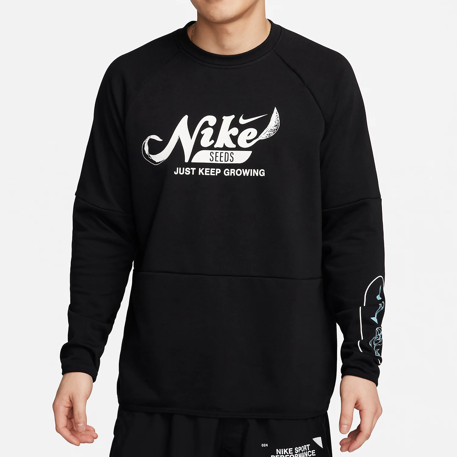 

Nike genuine Spring New Men's Knit Training Round Neck Pullover Hoodie FN3290-010