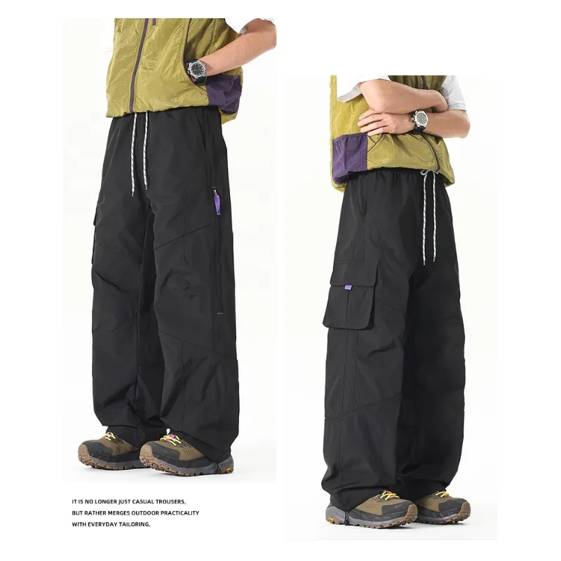 

Outdoor Fishing Casual Windproof Breathable Casual Pants Couple Fashion Trend Versatile Sports Casual Loose Straight Leg Pants