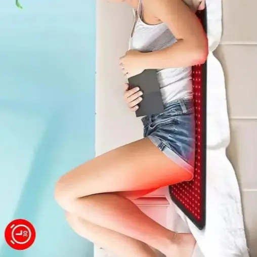 Flexible Large Pad Red Infrared Light Therapy 660nm 850nm - 360 LEDs Wearable Belt for Muscle Soreness, Stiffness