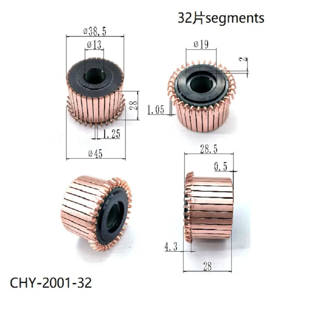 38.5*13*28*32P Rectifier Reverser Copper Head Chy-2001-32