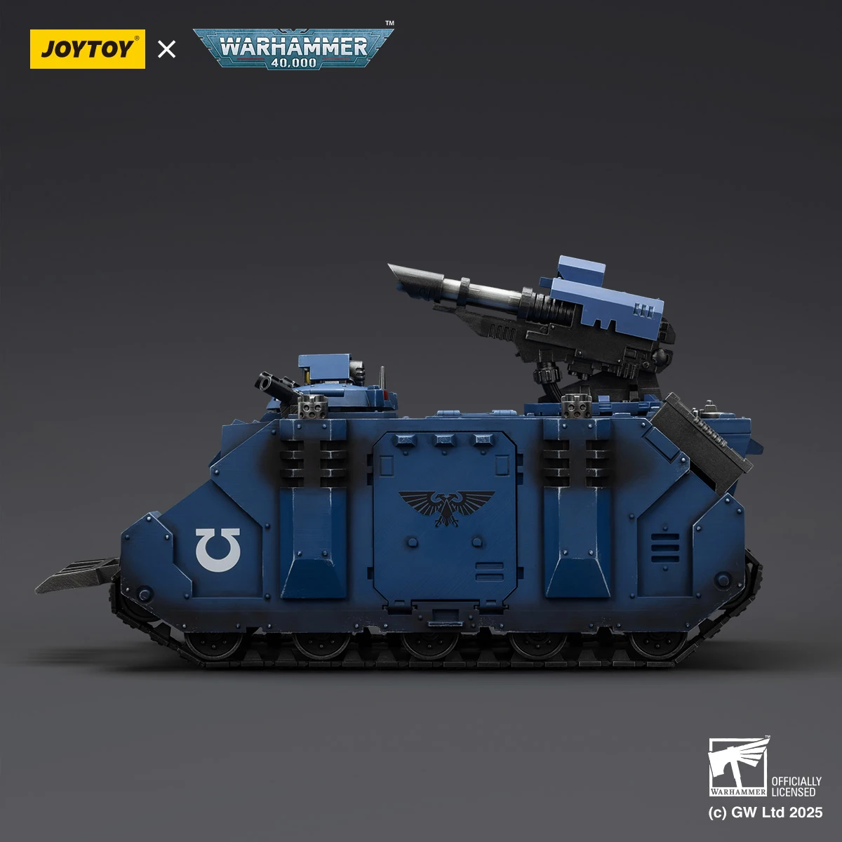

HIPLAY JOYTOY Warhammer 40K Ultramarines Armored Vehicle Razorback с двумя лазерными пушками JT01802, масштаб 1/18, фигурка
