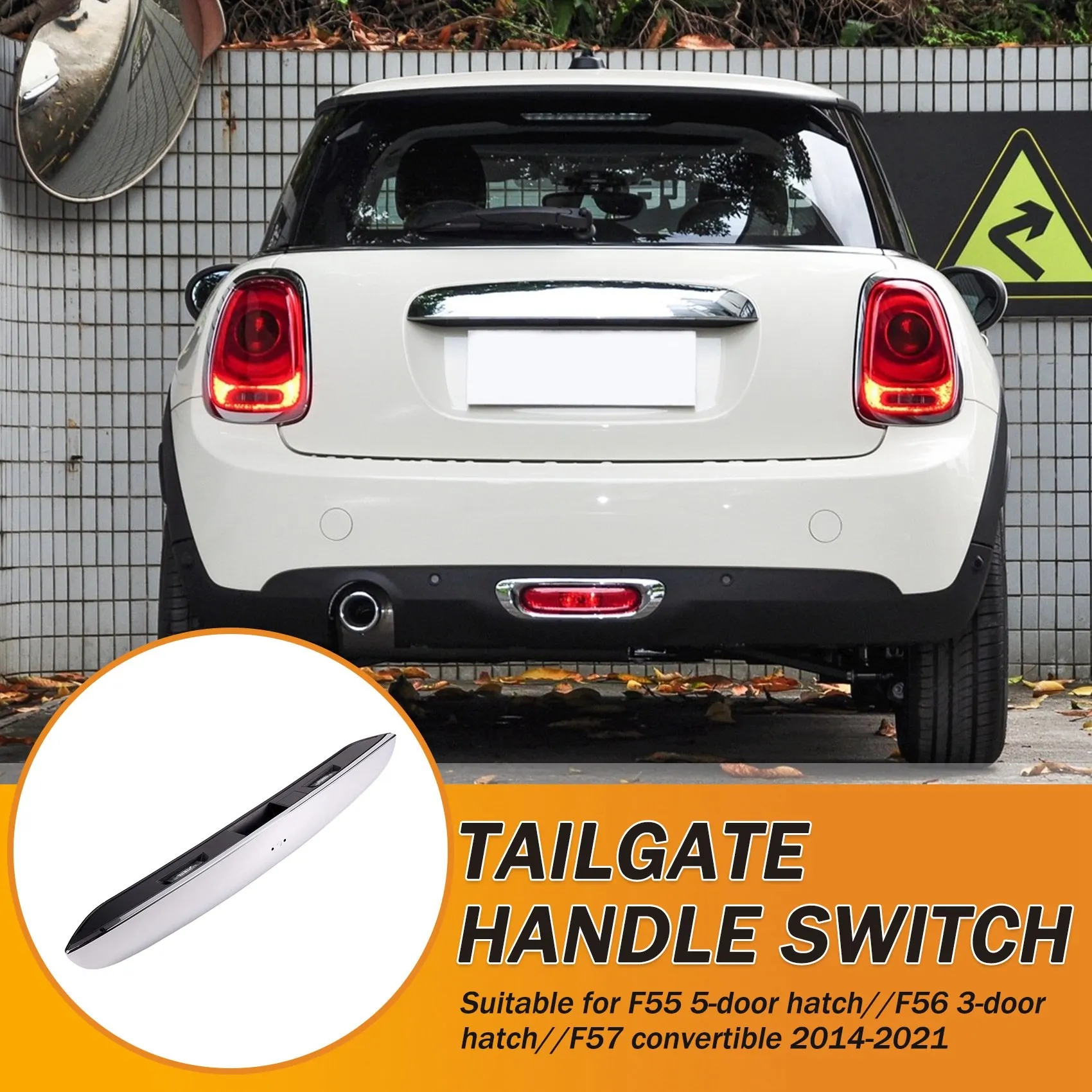 

Hot Selling-51137362125 Chrome Tailgate Handle Switch For BMW Mini One/Cooper/S (F55/F56/F57),51137362125 Chrome Tailgate Handle