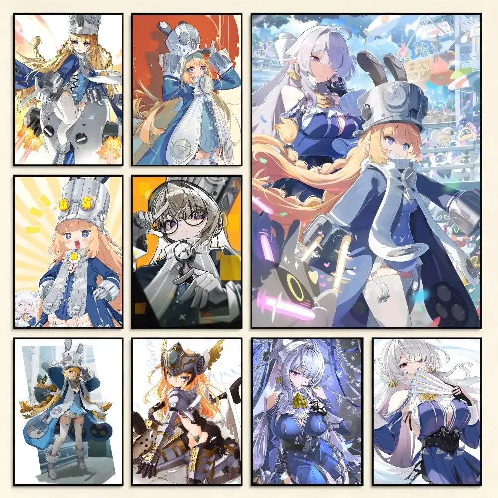 Game Character Zenless Zone Zero Norma Hollowell Poster Digital Solvent Print Waterproof PP Fade-Resistant Wall Art Room Decor