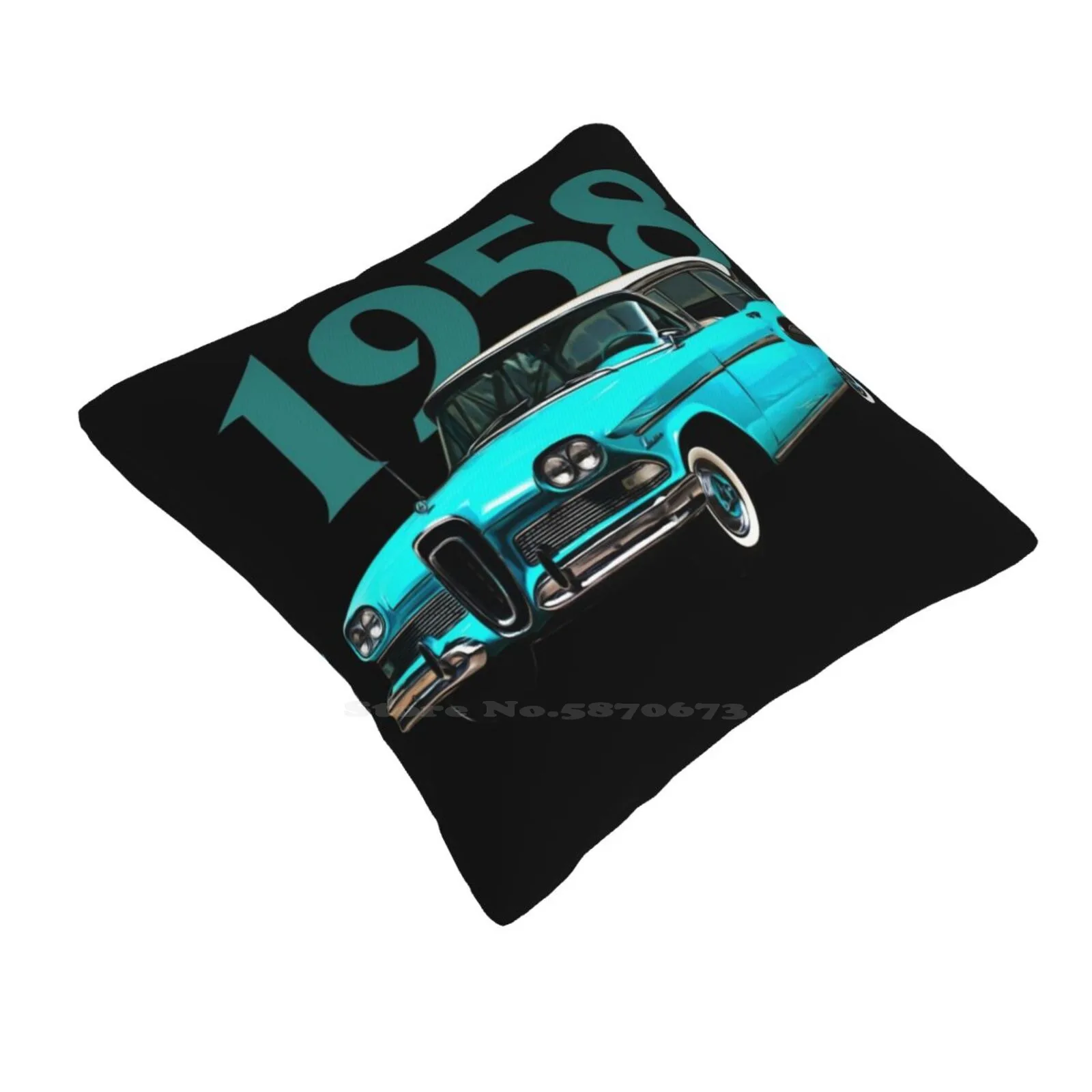 Untitled Soft Comfortable Pillowcase Edsel 1958 1960 1959 Ranger Stencil Logo Car American Muscle Classic Vintage