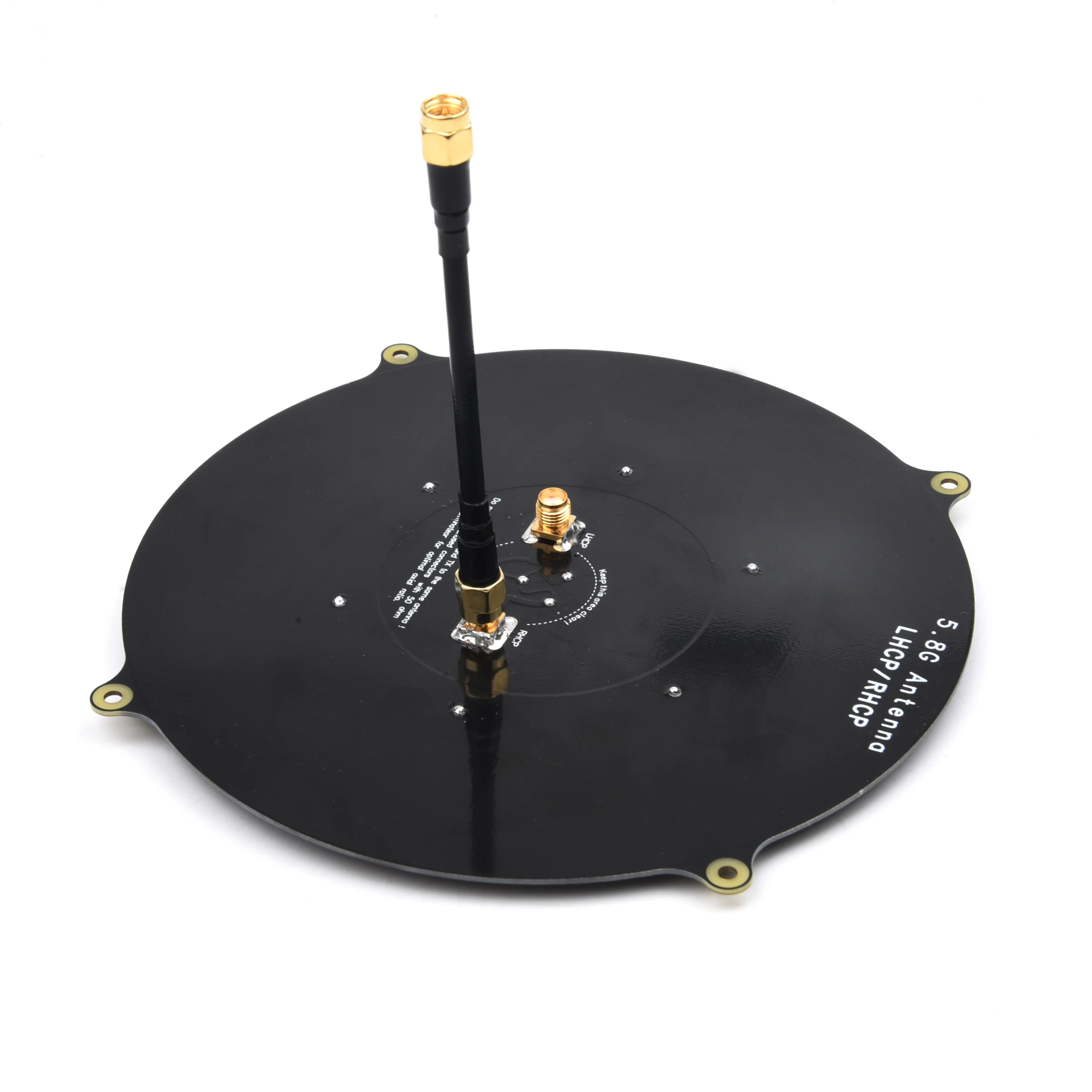 150mm remendo de alimentação tripla 5.8ghz 14dbi pagode array fpv antena lhcp rhcp rpsma sma para rc drone fpv quadcopter
