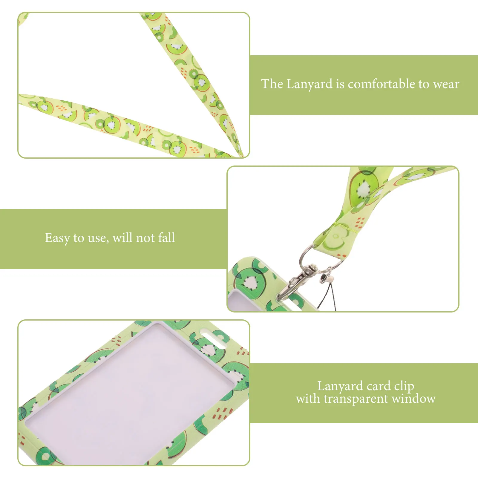 

Holder ID Card Clear Sleeves School Cover Cell Phone Pink Polyester) Teacher Badge