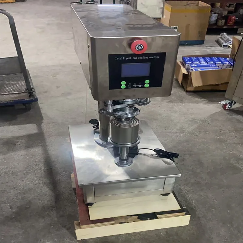 Máquina seladora semiautomática com 2 rodas para conservas de alimentos com facilidade