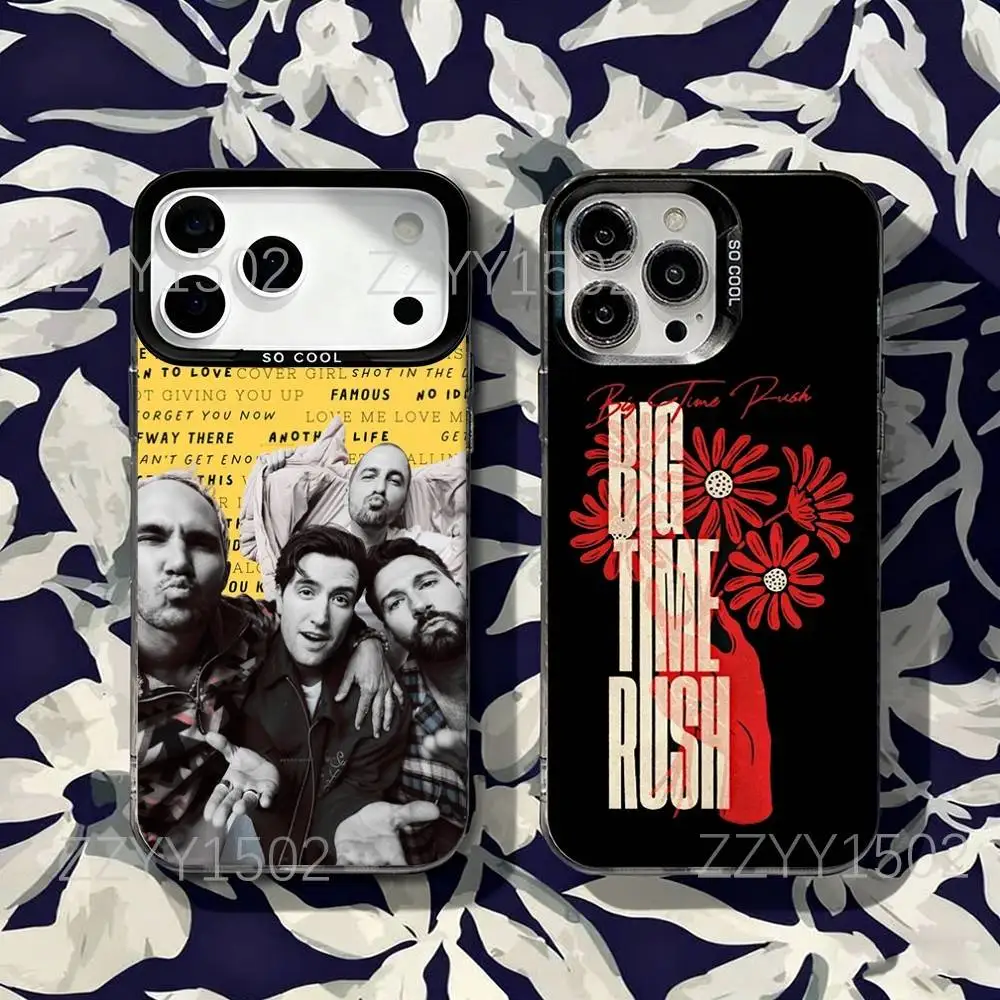 

Band Big Time Rush BTR Matte Finish,Fingerprint Proof Phone Case for iPhone 17,16,15,14,13,12,X,8,Pro,Max,Plus,SE4,Air,Mini