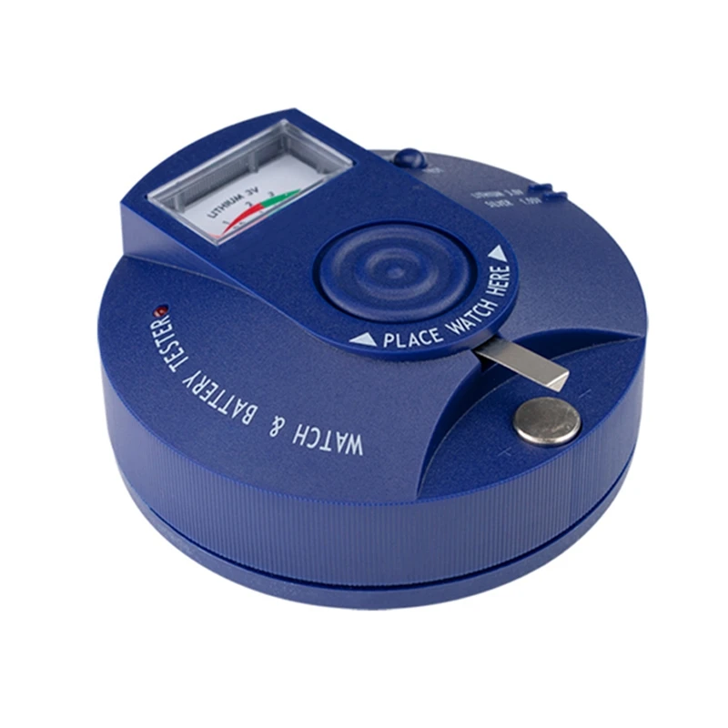 Watch Battery Tester Quartz Movement Tester ,Circular Type Watch Battery Pulse Tester and 1.5V 3V Button Cell Battery Analyzer
