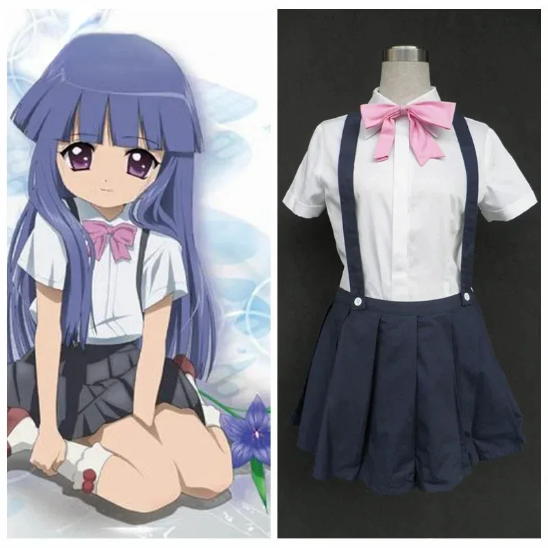 

Anime When They Cry Cosplay Ni Erika Furudo Halloween Costume Customize for adults cm;5