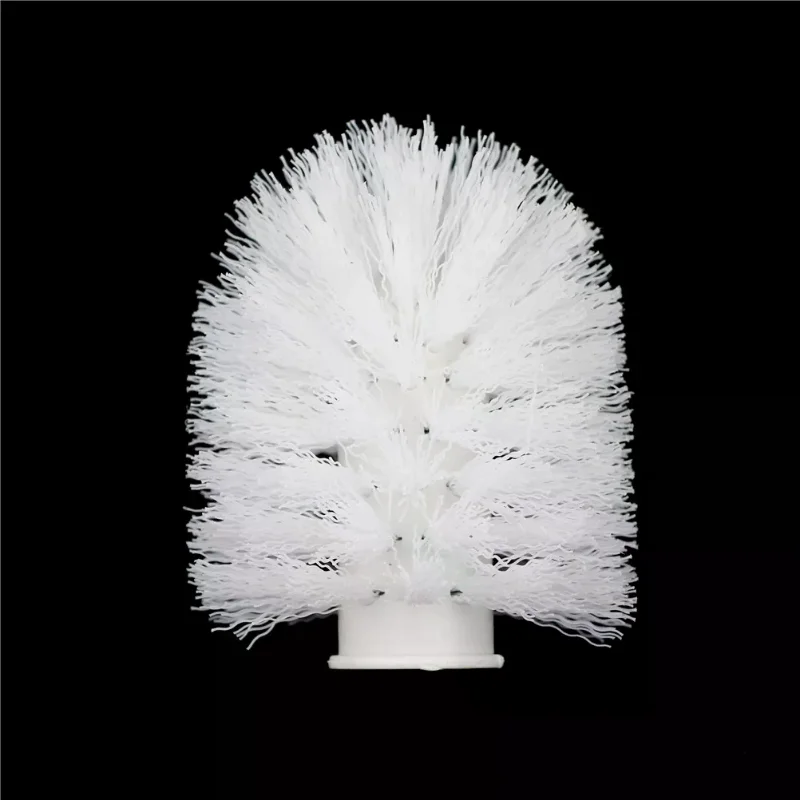 /TPz/Toilet Brush Head Holder Replacement Bathroom WC Cleaning Brush Head White