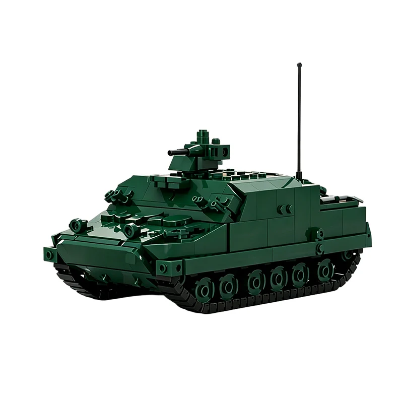 BT-3F Armored Personnel Carrier Model MOC Building Bricks War Equipment Modular Technology Gifts Holiday Assemble Children Toys