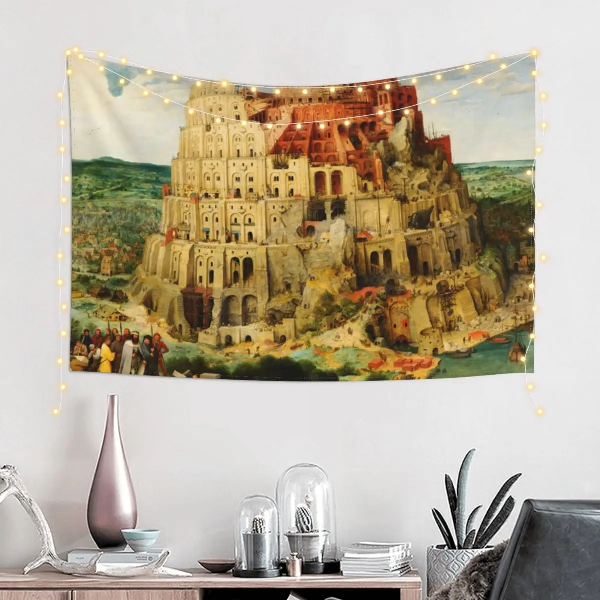 The Tower of Babel |Pieter Bruegel the Elder HD The (Great) Tower of Babel, High Definition Photography Tapestry