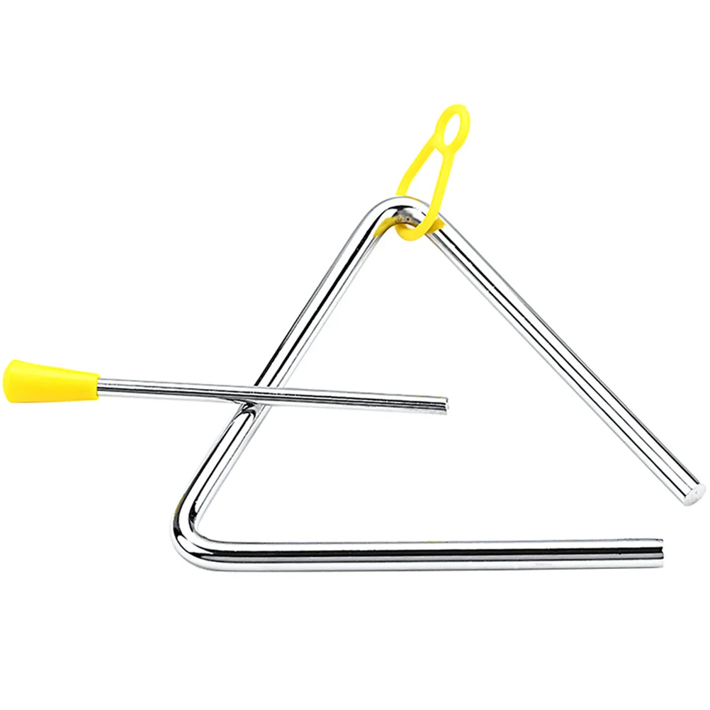 

Triangle Bell Kids Musical Instruments Plastic Metal Percussion Toys Toy Melodious Sound Fun Gift Holiday Party Kids Triangle