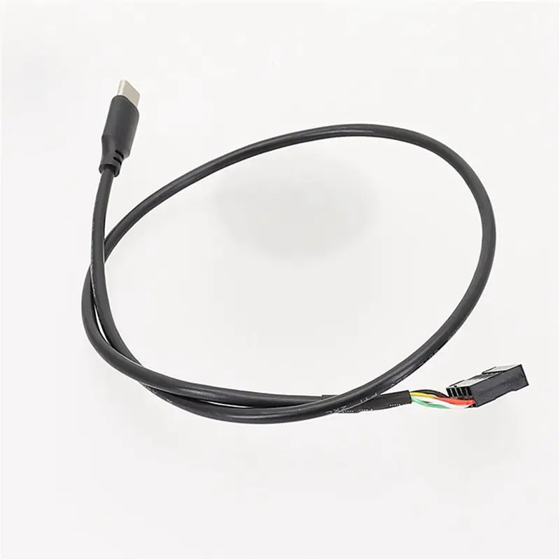B76B 3Pcs USB 9Pin to USB Type C Cable for Computer Motherboard to USBC Secondary Screen PC LCD Adapter