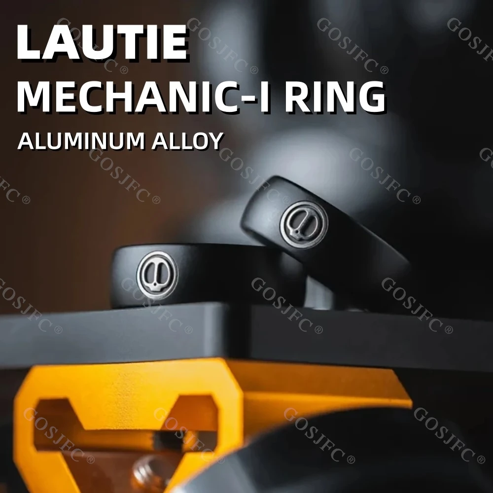 LAUTIE MECHANIC-I RING Aluminum Alloy Ring Spinner Spy Wars Series Fidget Toys For Adults Anxiety Relief Gadgets
