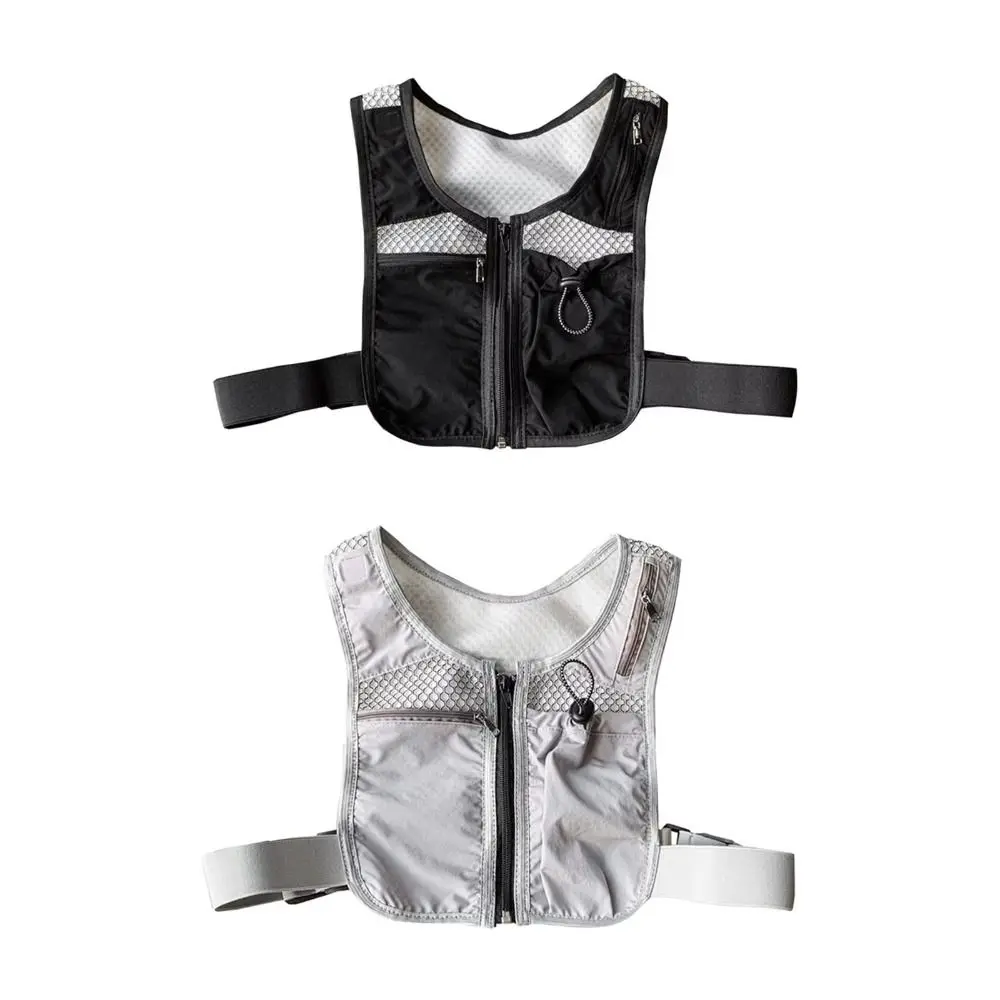 with Pockets Reflective Running Vest Pack Breathable Waterproof Running Hydration Vest Bag Adjustable Multifunctional