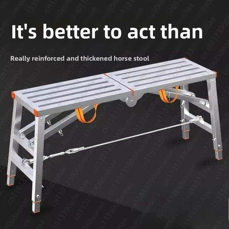 Horse Stool Folding Stool Lifting Thickening Reinforced Scaffolding Indoor Puttying Decoration Project Ladder