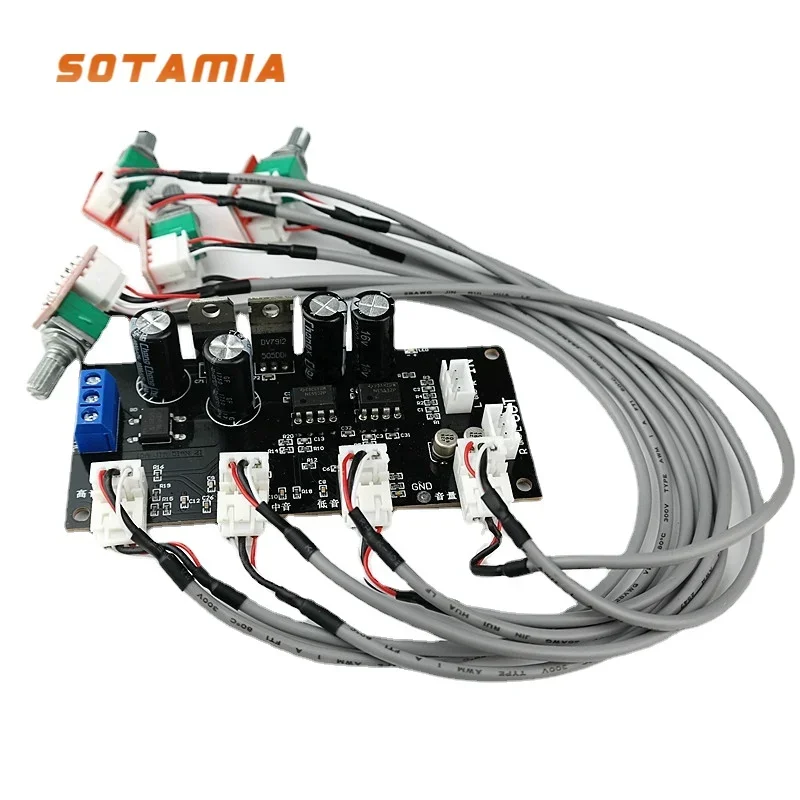 

SOTAMIA NE5532 Preamplifier Tone Board Home Theater Music Power Pre Amplifier Audio Treble Midrange Bass Pre amp Volume Control