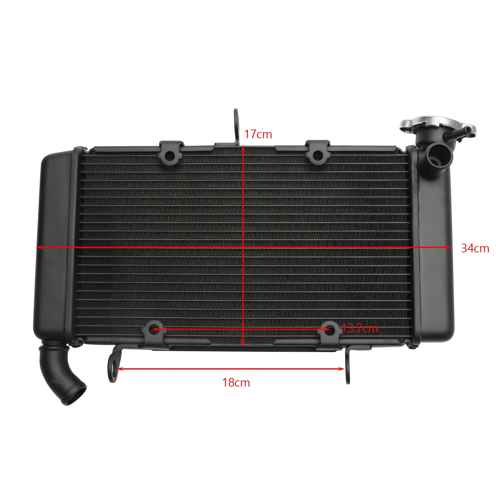 Artudatech Aluminum Radiator Cooling Cooler For Honda CBR500R CBR 500 R 2019-2022