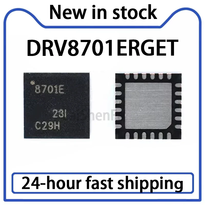 5PCS 8701E DRV8701ERGET DRV8701ERGER VQFN-24 Intelligent Vehicle MOS Tube Driver Chip New in Stock