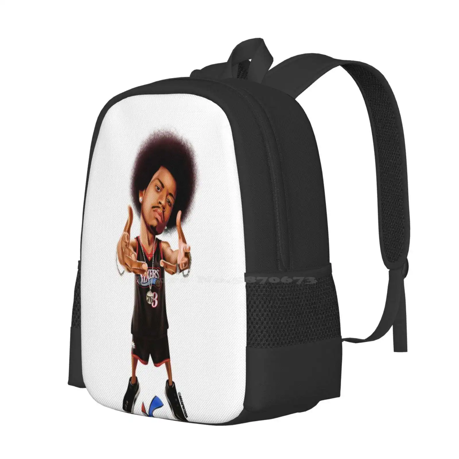 The Answer School Bags For Teenage Girls Laptop Travel Bags Basketball Allen Iverson