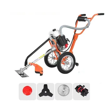 다기능 잔디 예초기 가솔린 핸드 푸시 잔디 예초기 브러시 커터, 과수원 풀기, 도랑 잡초 도구