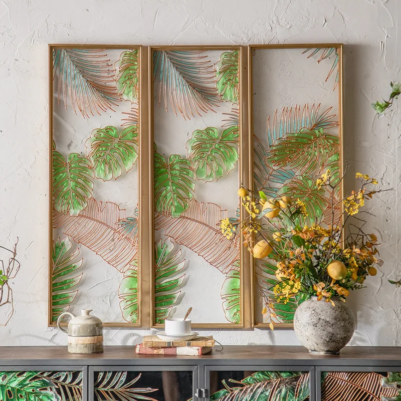 الرجعية الجدار شنقا الديكور الحديد المطاوع المينا رسمت باليد اللوحة الزجاجية غرفة المعيشة غرفة الطعام خلفية جدار شوان