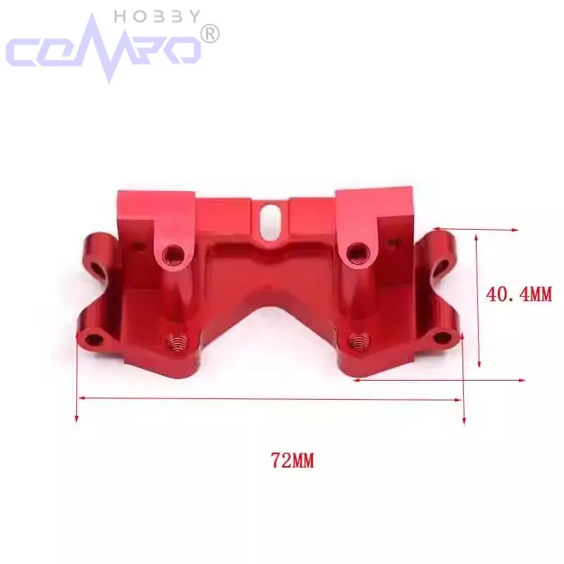 Pieza de mejora de repuesto de mamparo inferior delantero de aleación de aluminio, 1 unidad, para Traxxas Slash 2WD Rustler Stampede Bandit 1/10 RC, piezas de coche