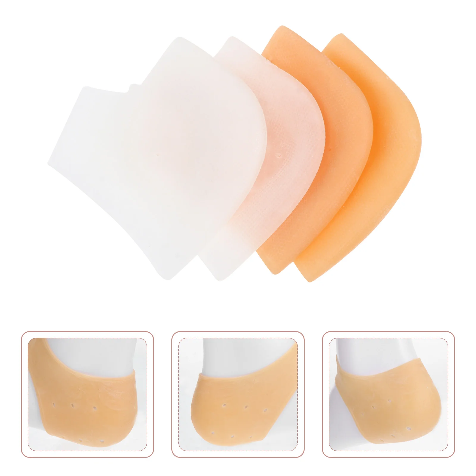 

5 Pairs Heel Protector Protective Pads Shoe Insoles Adult Protectors Feet Covers Sore Outdoor Sleeves
