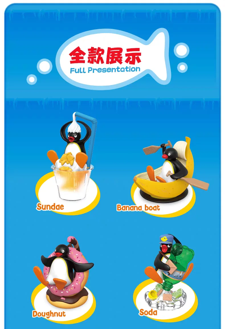 Neue Original Pingu Blind Box Komplette Serie Niedliche Überraschungs-Sammelfiguren Modell Schreibtisch-Dekoration Zubehör Geburtstagsgeschenk – Detail 9
