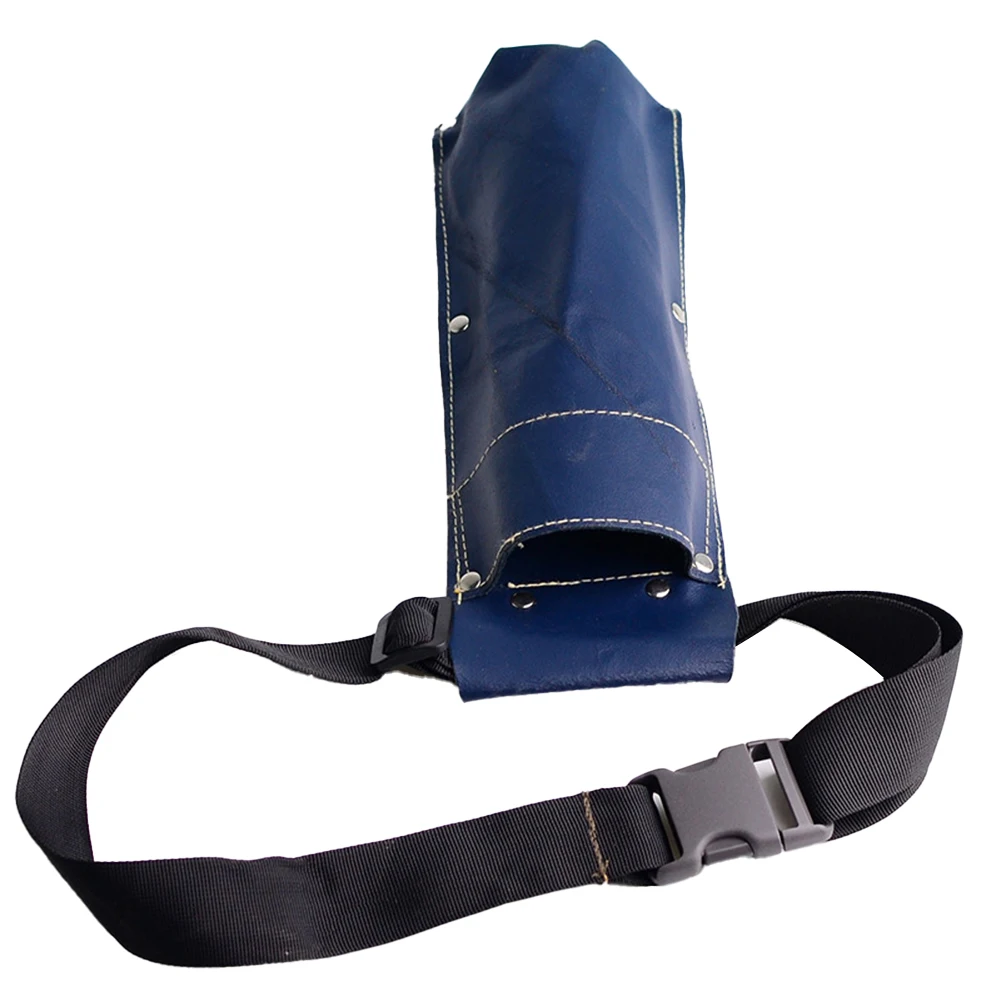 Leather Welding Rod Holder Bag with Spacious Design and Adjustable Belt for Secure and Convenient Electrode Storage