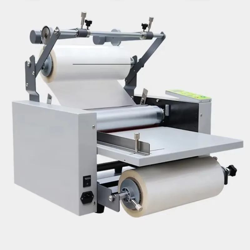 

No MOQ Double Sides Cold and Hot Anti-roll Laminating Machine L386