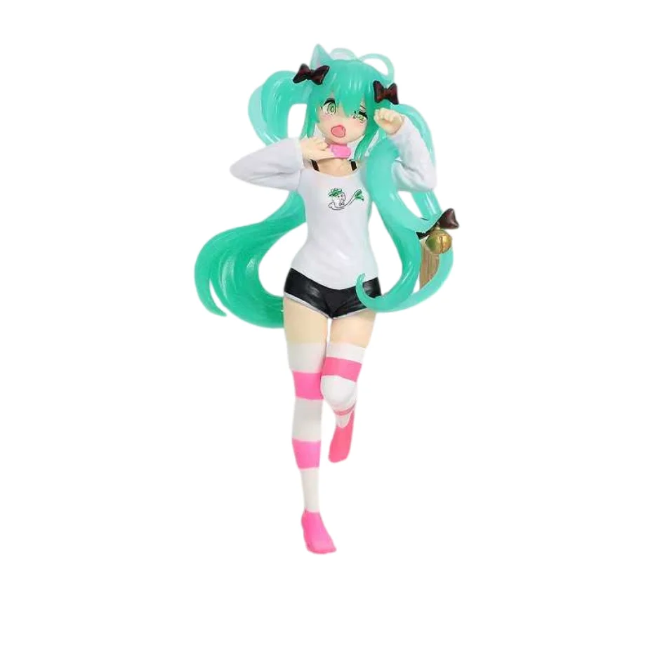 Hatsune MikuXCat oreille Hatsune Miku boîte aveugle poupée Anime modèle à collectionner ornement décoratif anniversaire pour enfants cadeau de noël