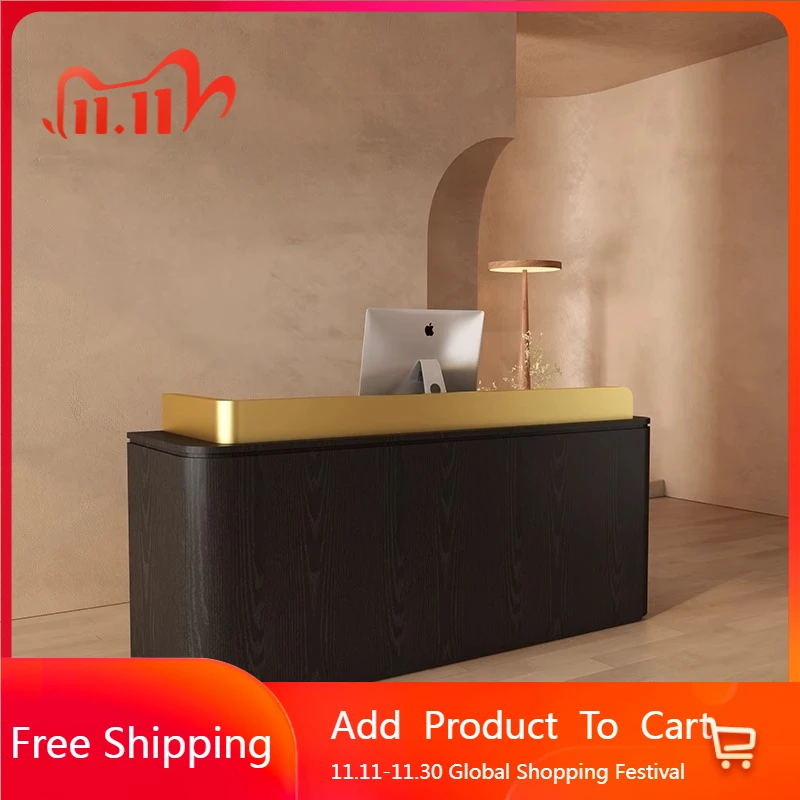 

Salon Modern Reception Desks Welcome Minimalist Aesthetic Restaurant Reception Desks Company Stands Bureau Trendy Furniture