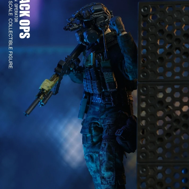 Spot Supply HASUKI Originele SALVO-serie SA-01 Zwart Action Action Figure Assembly Model Toys Collectible Model Cadeaus voor jongens