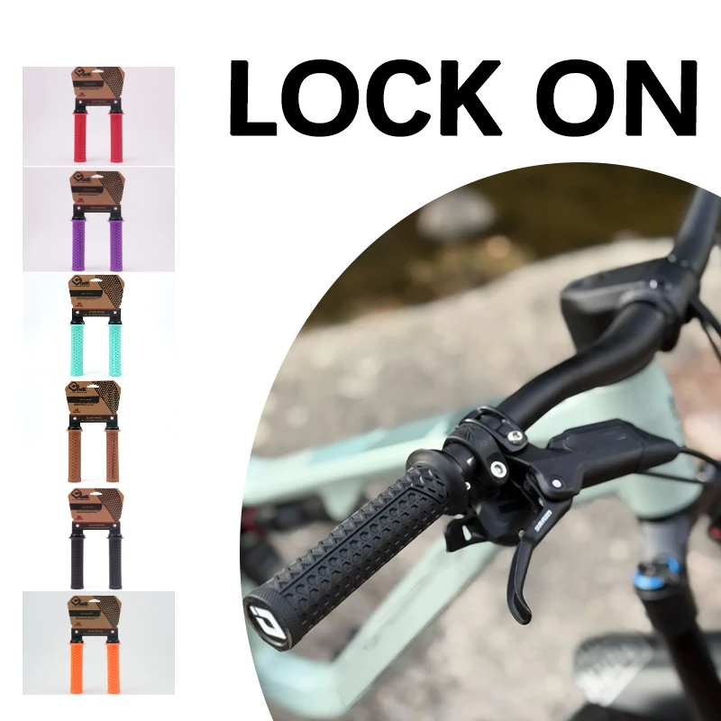 

Силиконовые велосипедные ручки ODI Lock On с вафельной текстурой, нескользящие, комфортные, для руля велосипеда, 22 мм, для горных велосипедов MTB и даунхилла.