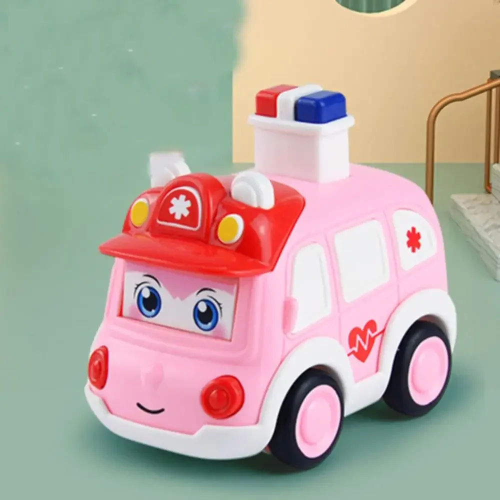 Креативная полицейская машина Press and Go Car Игрушечная пожарная машина Pull Back Push and Go Cars Мини-транспортные средства Заводные автомобили