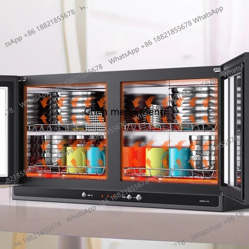 

Wall-mounted household and commercial, disinfection cabinet, high temperature school, small double-door desktop cabinet