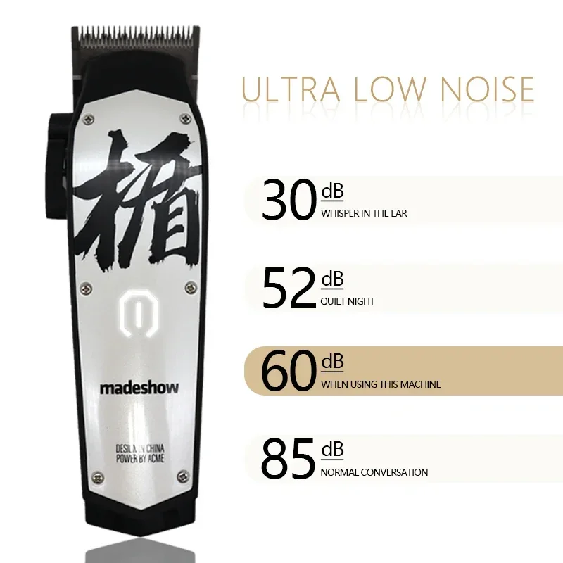 Madeshow D3 Hair Cutter Professional Oil Head Hair Clipper Titanium Plated Ceramic Blade 7000rpm Hair Salon Trimmer M10+ M11