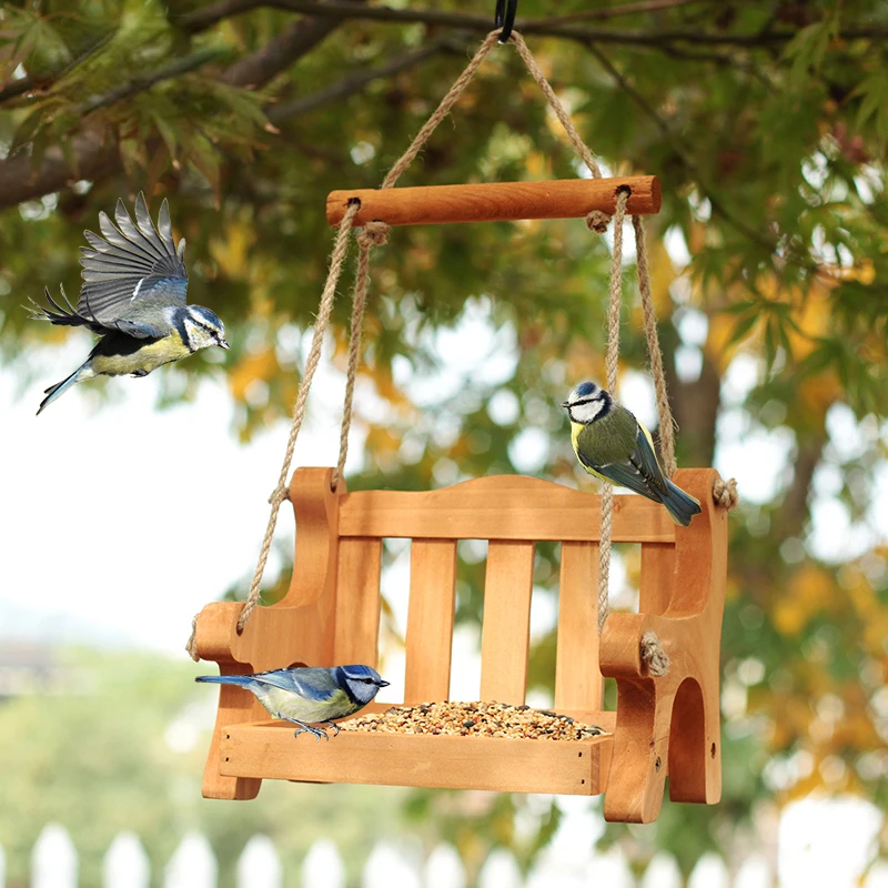 Garden Villa Decoration  Swing Bird Feeding Device Natural Ecology Education