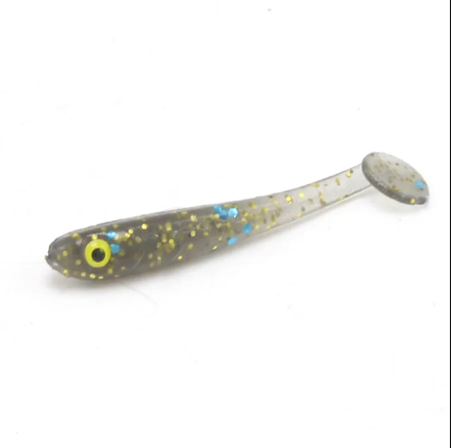 Yoshikawa [small T tail] Sunfish warp-mouth root fishing soft worm bait Luya 10 40mm0.35g