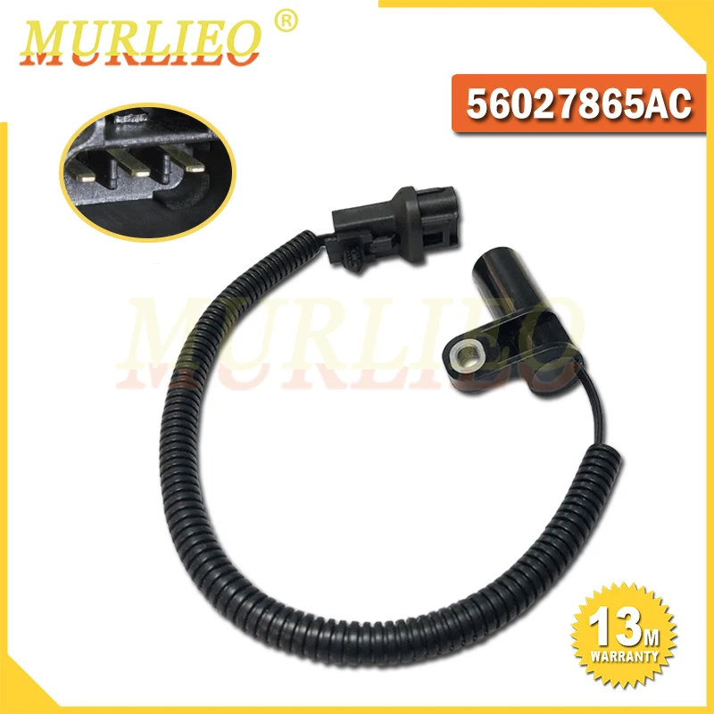 

PC176 56027868AB Crankshaft Position Sensor For Jeep Grand Cherokee ZJ WJ Wrangler TJ 4.0L 1991-2007 56027865AC 4897189AA