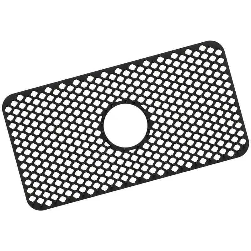 

R9UF Heat Resistant Dishes Drying Mats Hollow Insulated Kitchen Sink Mat Protectors Silicone Sink Mat Grids Accessories