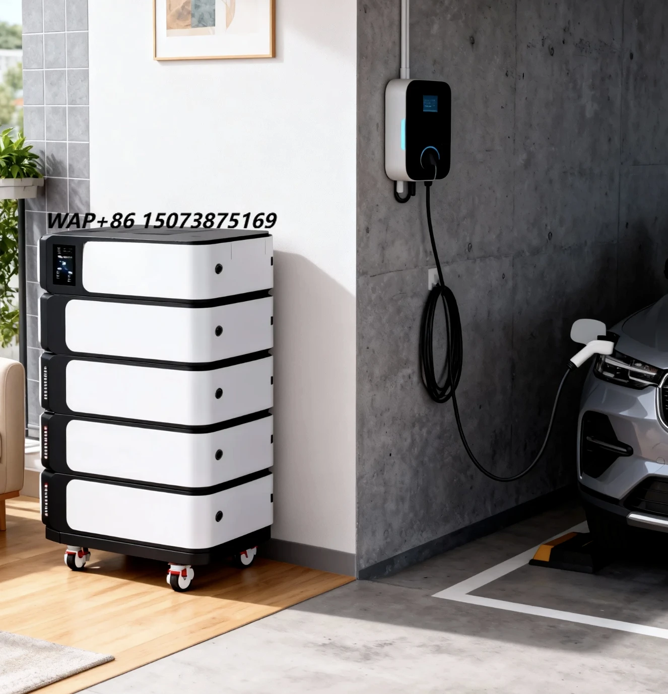 NIKiSUN All in One Hybrid Grid Solar Energy Storage System 15kwh 30kwh 45kwh 60kwh LiFePO4 Battery Pure Sine Wave AC Home Use