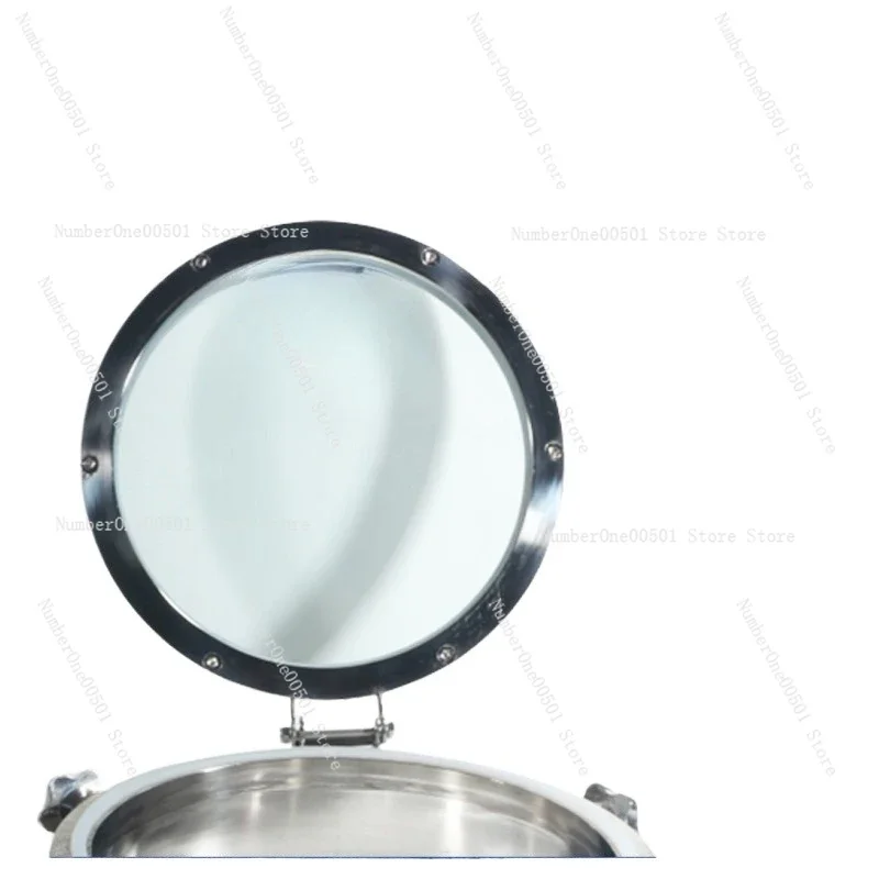 304 Stainless Steel Sanitary Manhole Sight Glass Window Pressure Vessel Handhole Cover For Brewing Fermentation Tank -095