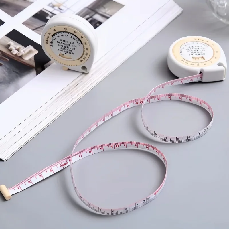 Water Drop Automatic Retractable Tape Measure Portable Three-Dimensional Measurement Double-Sided Soft Ruler 1.5m Tape Measure