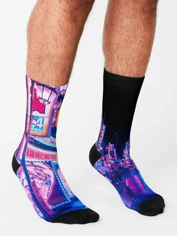 Neon Drip Socks Hiking boots Soccer aesthetic Stockings man Man Socks Women's